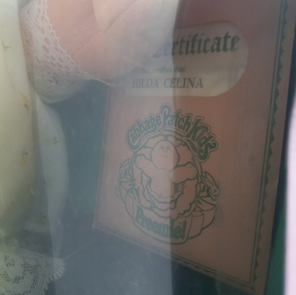 Vintage Caleco 1983 Cabbage Patch Kids Preemie Doll Hilda Celina New In Box - Picture 11 of 13